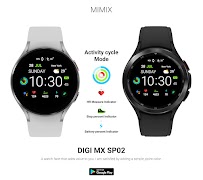 MIMIX Digital Sp02 Watchface स्क्रीनशॉट 7