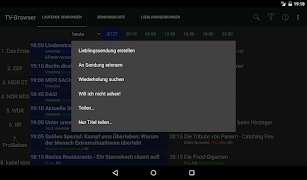 TV-Browser Teilen-Plugin ảnh chụp màn hình 2