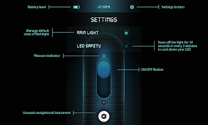 Futuristic Flashlight ảnh chụp màn hình 5