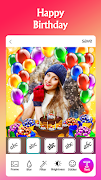 Happy Birthday Photo Frame syot layar 6
