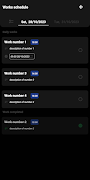 Work schedule screenshot 3
