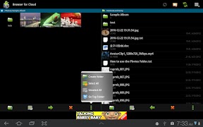 Browser for Cloud penulis hantaran