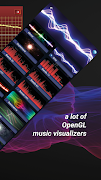4 Schermata Audio Visualizer Music Player