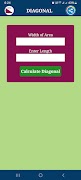 Diagonal Calculator Cartaz