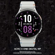 ACRO X one Digital Watchface পোস্টার