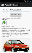 Auto VIN Decoder تصوير الشاشة 2