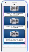All Washing Machine Error Code imagem de tela 1