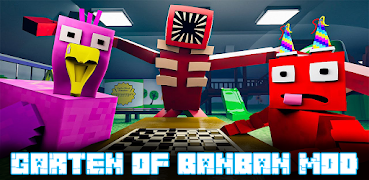 برنامه‌نما Garten of Banban Mod Minecraft عکس از صفحه