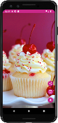 Wallpapers Cupcakes Ekran Görüntüsü 3