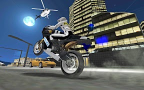 City Police MotorBike 3D Sim syot layar 5