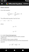 Differential Equations Steps screenshot 1