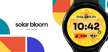 Solar Bloom Watch Face 海报