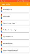 Learn Bitcoin Cryptocurrencies imagem de tela 7