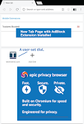 Epic Privacy Browser avec VPN capture d'écran 6