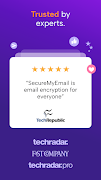 SecureMyEmail Encrypted Email اسکرین شاٹ 1