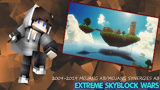 Survival Skyblock Maps MCPE plakat