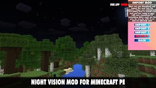 Night Vision Mod for Minecraft تصوير الشاشة 2
