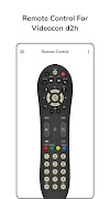 3 Schermata Remote Control Videocon d2h TV