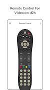Remote Control Videocon d2h TV स्क्रीनशॉट 3