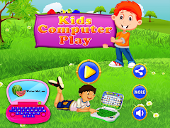 Kids Computer - Laptop Game 海報