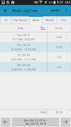 Work Log Pro تصوير الشاشة 4