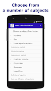 Math: Exercises Generator syot layar 2
