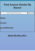 GenderFinder screenshot 1