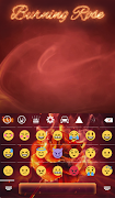 Burning Rose Keyboard Theme screenshot 3