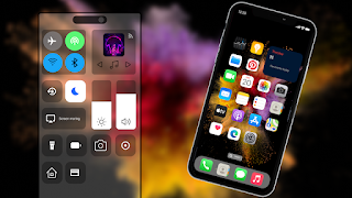 برنامه‌نما iPhone X Max Launcher & Themes عکس از صفحه