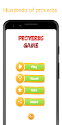 Proverbs Game - Proverb puzzle plakat