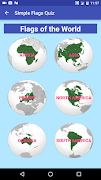 برنامه‌نما Simple Flags Quiz عکس از صفحه