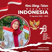 Twibbon HUT RI 78 2023 Plakat