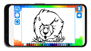 Coloring Book Animals Game imagem de tela 2