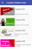 WebsiteGuide: Create Website & Make it LIVE ! تصوير الشاشة 2