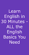 Learn English poster