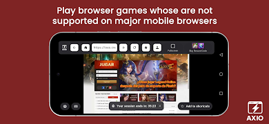 AXIO: Flash Player Browser Screenshot 3