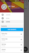 4 Schermata KEEP Player - Simple Music Player