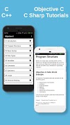 C C++ Objective C and C Sharp Tutorials captura de pantalla 4