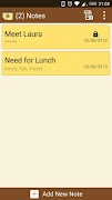 Notes Lite Locker : Password P screenshot 1