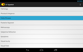 Optometry Translator Spanish screenshot 6