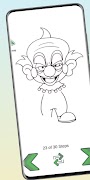Cómo dibujar al asesino Klowns captura de pantalla 6