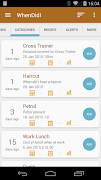 برنامه‌نما WhenDidI Lite - Event Tracker عکس از صفحه