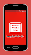 Irregular Verbs List Cartaz