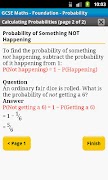 برنامه‌نما GCSE Maths Probability عکس از صفحه