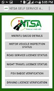 NTSA APP screenshot 1