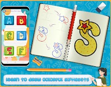 7 Schermata Learn to Draw Colorful ABC
