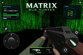 Matrix Bug Hunter FPS plakat