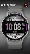 STATION - Digital watch face تصوير الشاشة 3
