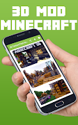 3D Texture Pack for Minecraft plakat