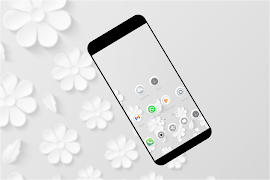 Белая Иконка Тема скриншот 2